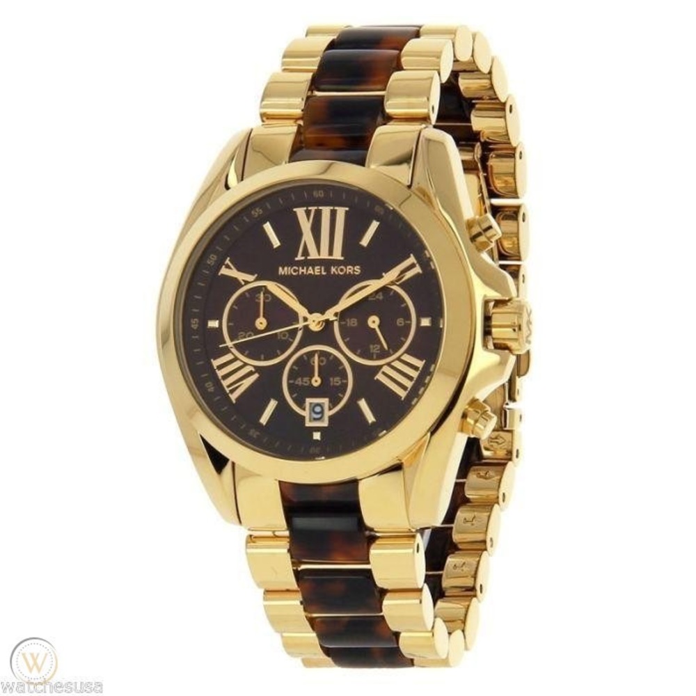 Michael Kors Gold Tortoise Watch